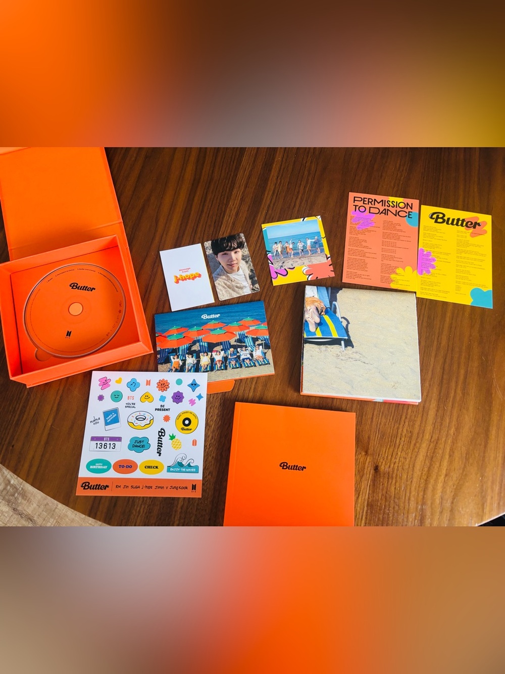 NIB BTS Butter album "Peaches" version